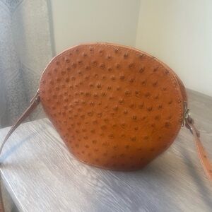 Elegant Tan Leather Women's Bag